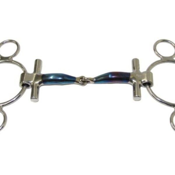 Bomber Bits Polo 3 Ring T-Bar Snaffle